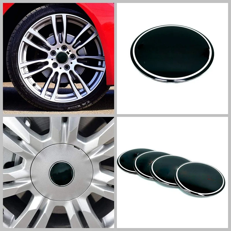 56mm aluminum metal 3D curved car custom wheel center caps Emblem sticker decal cover