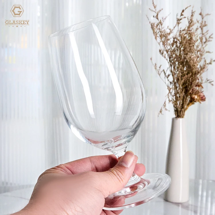 Lead-Free Glass Wine Glasses Dishwasher Safe Stemware Cups Durable Tasting Glasses 410Ml