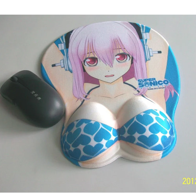 Прямая продажа с фабрики мягкая Сексуальная обнаженная грудь 3d Аниме Коврик для мыши