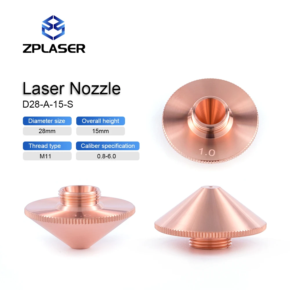 ZP D28-A горячие лазерные арматуры резки сопла HANS WSX режущих головок Precitec Лазерная насадка лазерный одинарная ножка