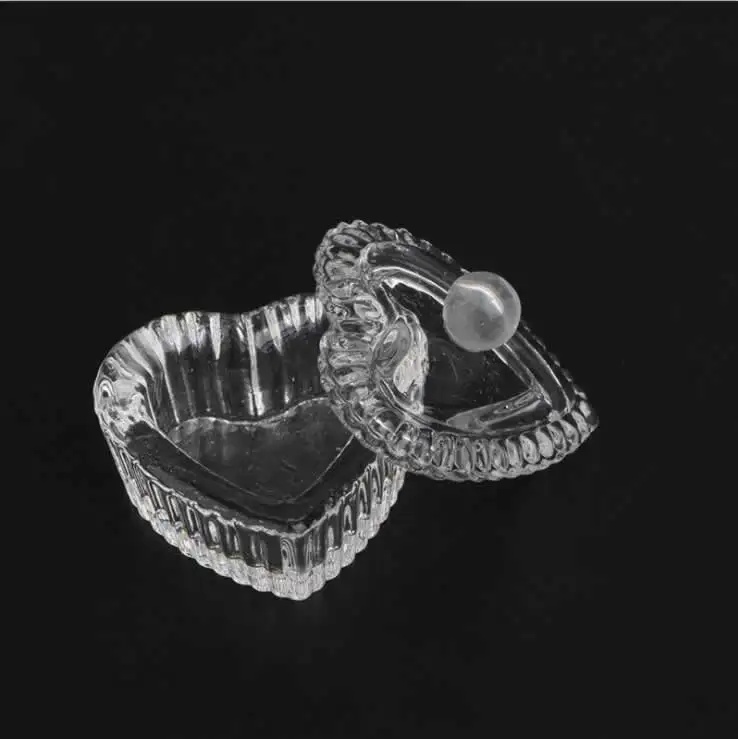 Lid Bowl Cup Holder Manicure Equipment Nail Tool Crystal Glass Dappen Dish