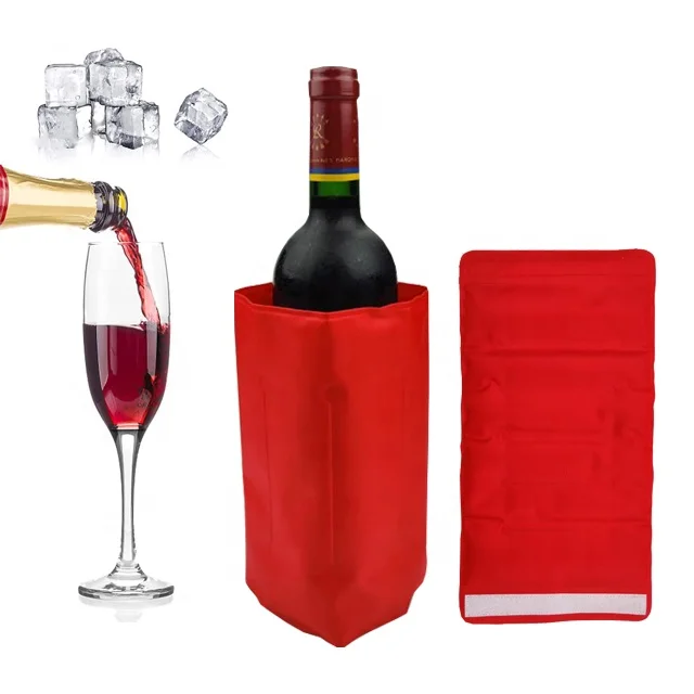 Gel Wine Cooler Sleeve  Freezable  Coolers for Wine Ice Bottle Cooler