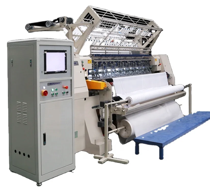 Richpeace Computerized Multi-needle Shuttle Quilting Machine for Mattress/Quilt