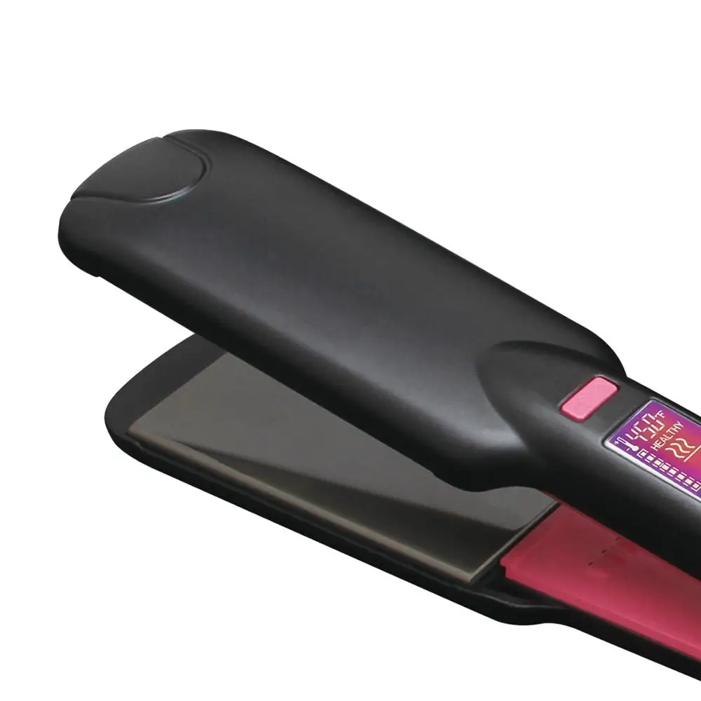 Nano titanium Hair Straightener With Collection Bag Comb 4 Hairpins Professional Barber Salon Equipment Hair Straightener