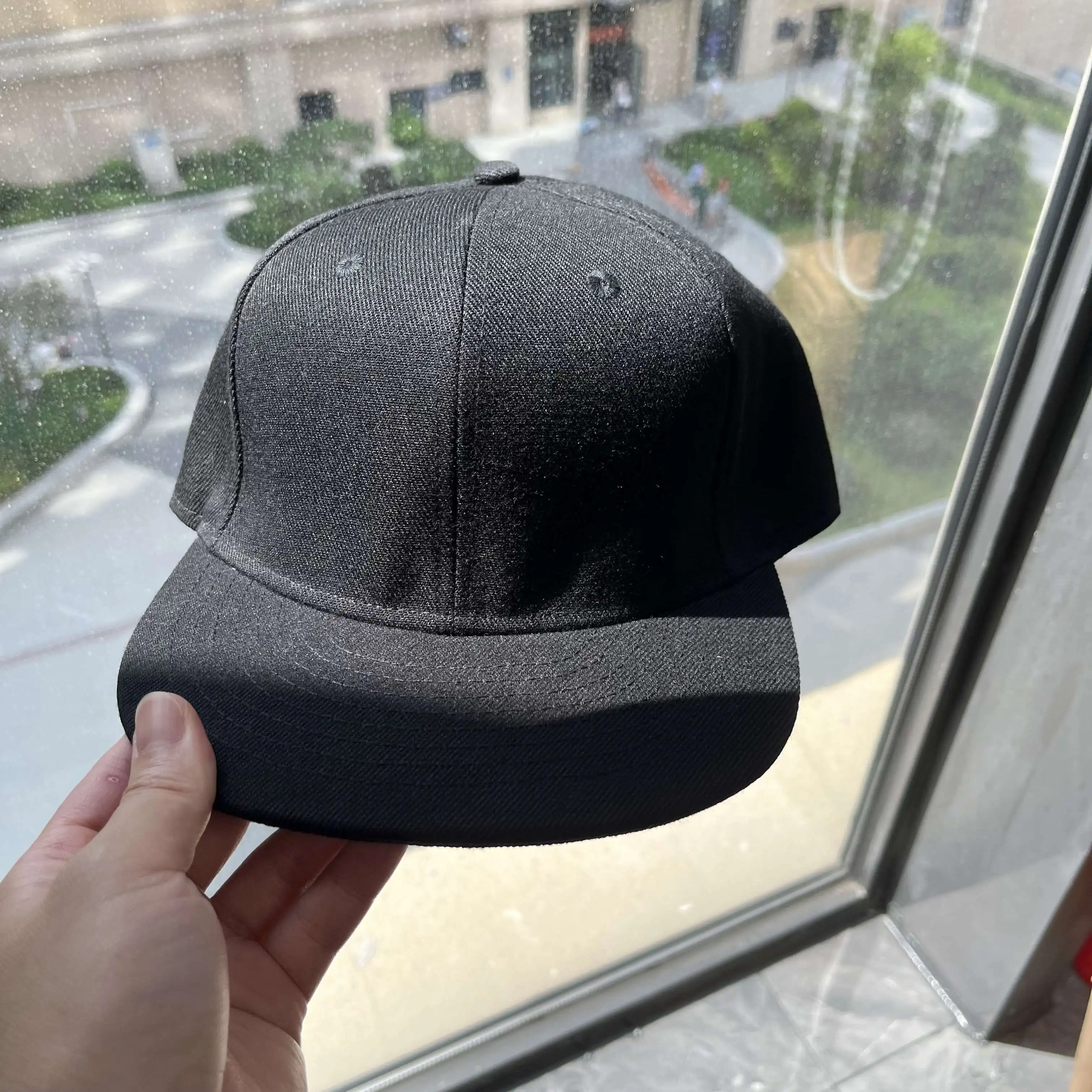 HS20 Wholesale Snap Back Caps LOGO Design Flat Bill Full Closed Back Hats Baseball Cap Custom Blank Fitted Snapback Hat