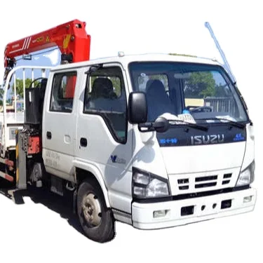 QINGLING 4X2 3.2-ton Telescopic Boom Truck Mounted Crane Price Specifications For Sale