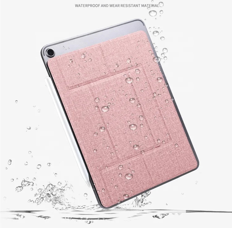 
Hot Selling Universal Tablets Holder Foldable Leather Stand Lightweight Laptop Bracket for iPad 2 3 4 5 Air Pro 2020 and Samsung 