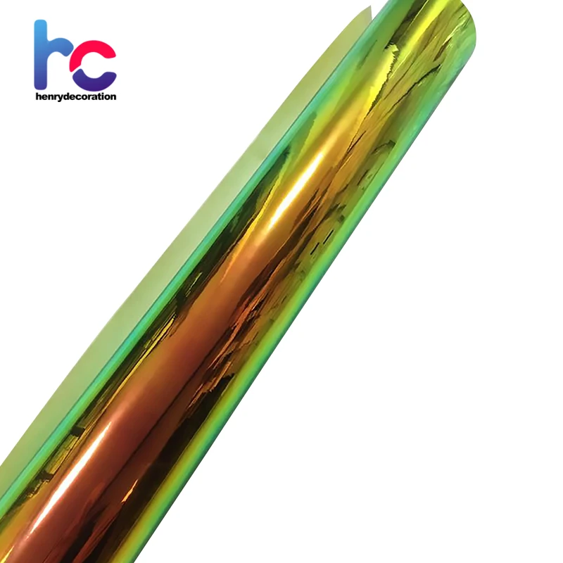 New Style Laser Rainbow Chrome Mirror Holographic Car Wrap Vinyl