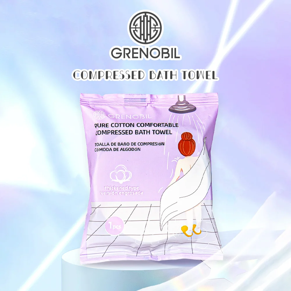 GRENOBIL Disposable Compressed Towel Home Hotel Traveling Outdoor Spa Bath Highly Absorbent Towels Big Size 70*140 CM Wholesale