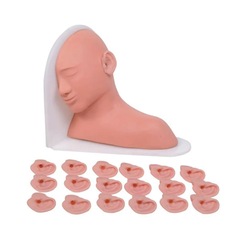 Medical Science Human Advanced Ear Inspection Simulator Ear Examine Manikin Model