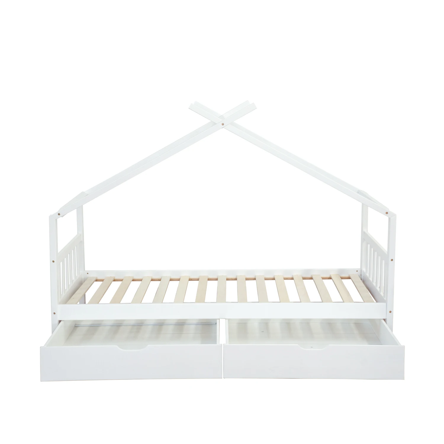 
No.1334 Kids Children Bed Kids Bed Solid Pine Wood Toddler Bed 