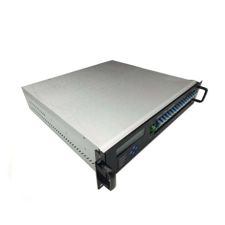 HFC CATV EDFA 16 Port Optical Fiber 1550 EDFA Optical Amplifier