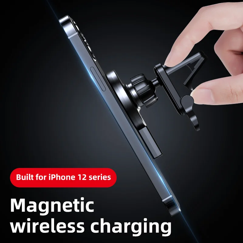 Pd Phone Holder Fast Charge For Mobile Portable Battery Electric Station Magnetic Wireless Car Charger