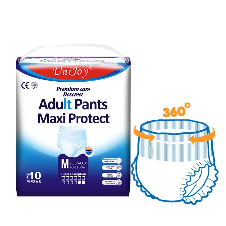 Custom Brand Disposable Adult Incontinence Diaper Pull it Up Panty Nappy Training Pant