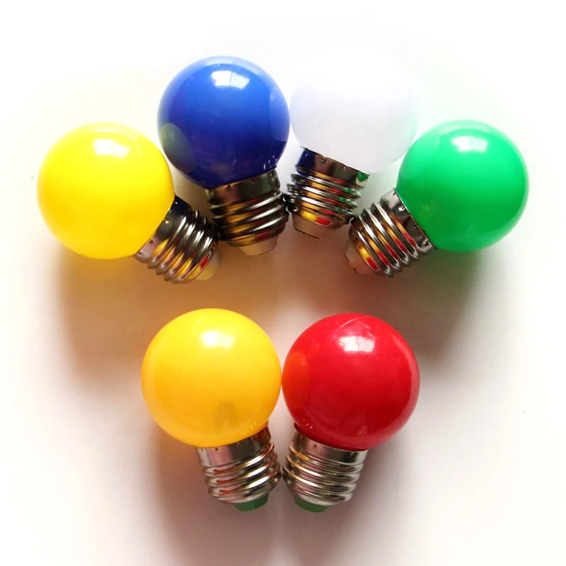 G45 E26 spherical wholesale small colorful led light bulb price for wedding decoration etc