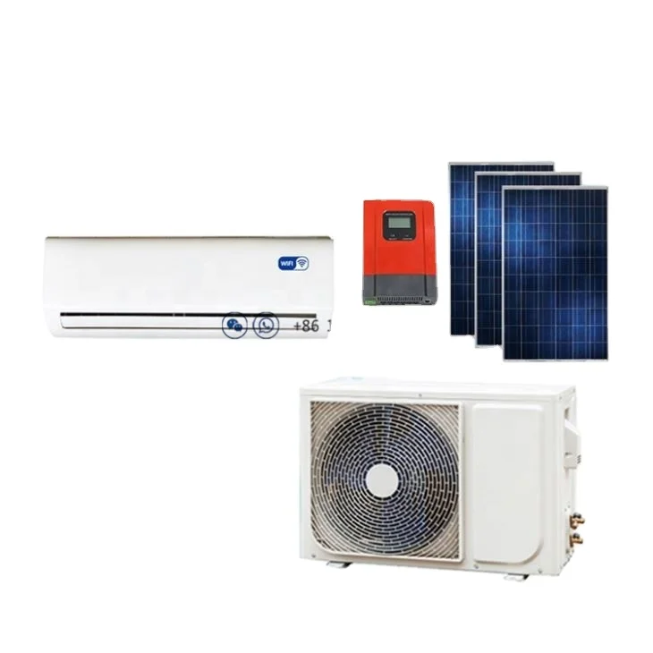 18000 Btu Portable Outdoor Solar Panel AC DC Electric Power 220 240v Split Type Conditioner