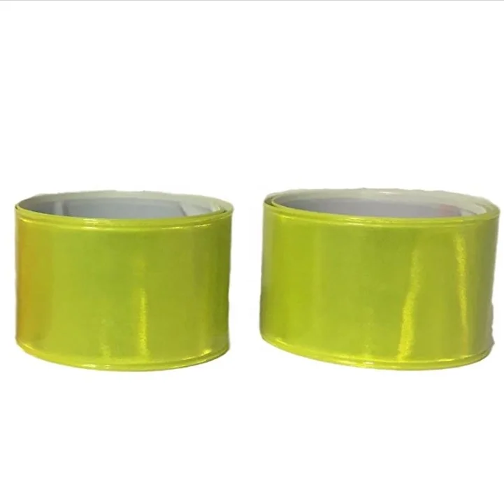 custom logo road identified luminous neon slap bracelet