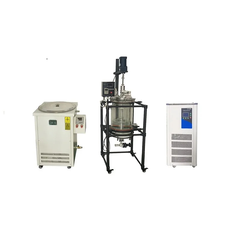 Laboratory Precision Equipment Industrial 100l Lab Jacketed Glass Reactor for Sell