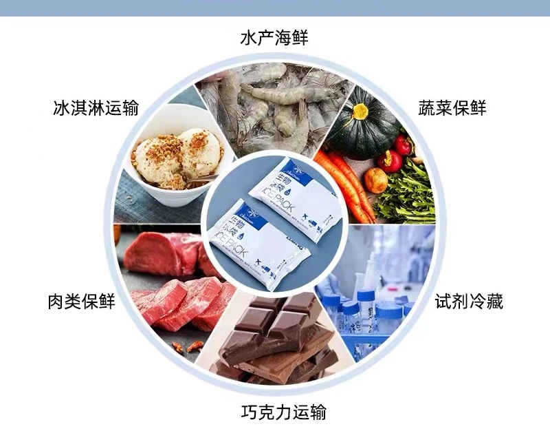 reusable gel ice packs for shipping food water bottle carrier keep cold fresh