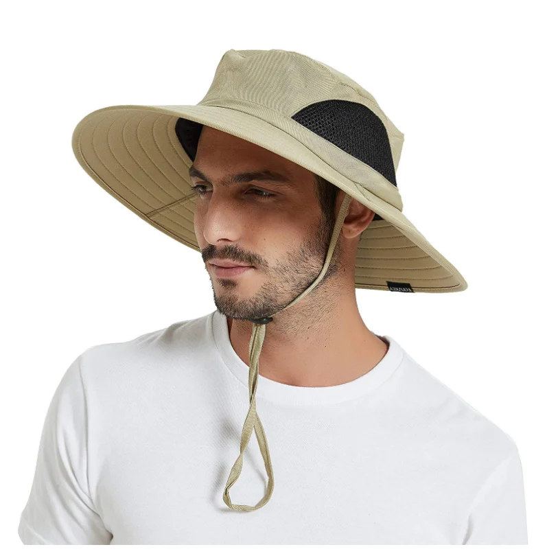 AGRADECIDO Sun Outdoors Hat Packable Boonie Hat Cap For Men Women Custom Bucket Hats