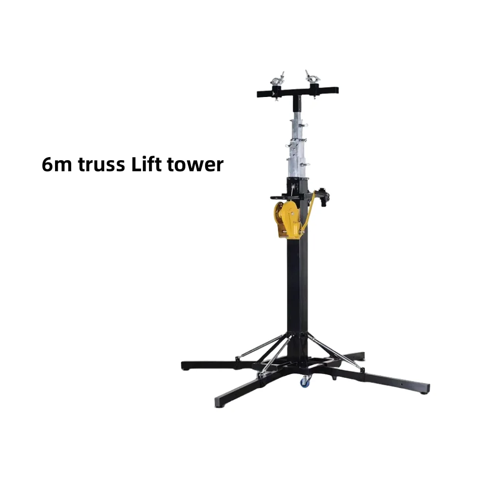 6M Lift Height 250KG Loading Capacity Crank Lift Tower Stage Lighting Heavy Duty Stand