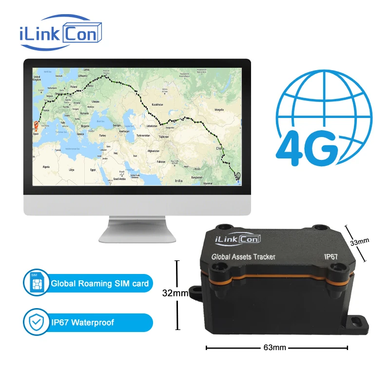 ILink Con высокое качество 4G устройство слежения за автомобилем в режиме реального времени GPS-трекера