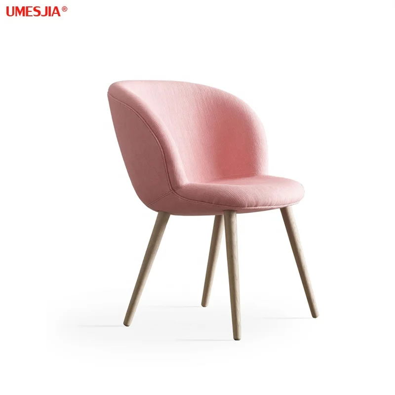 
Modern Dining room furniture Capri Multi Wood Chair Nordic designer creative Wood legs dining chair Velvet fabric 