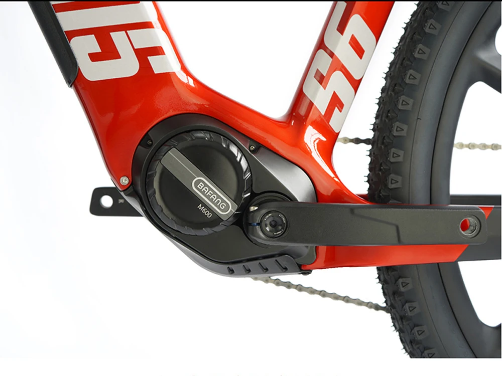 Free shipping 27.5 inch Bafang m600 g521 electric bicycle 350w mid drive motor 36v 16Ah battery carbon fiber frame electric bike