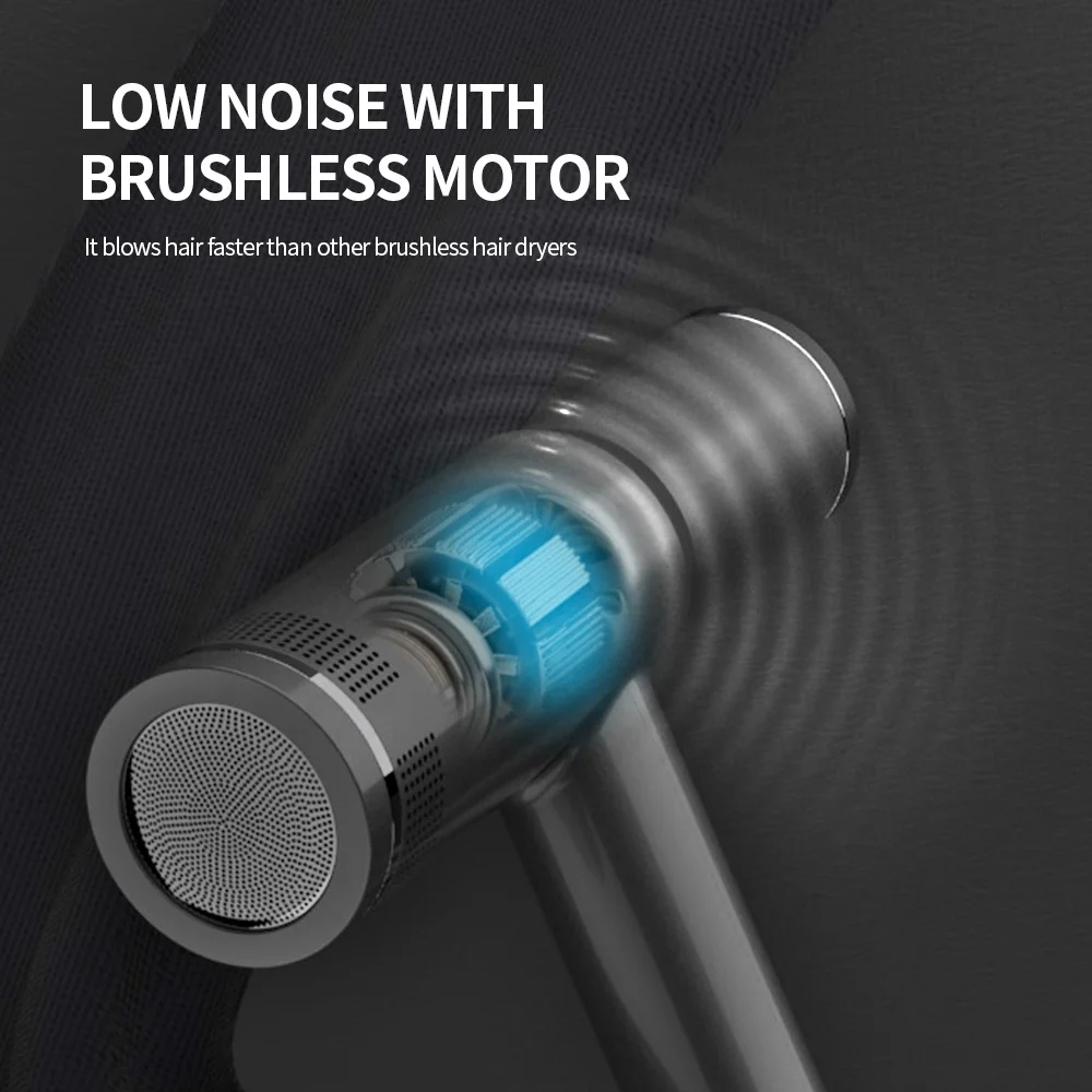 OEM Electric High Watt High Speed Hair Dryer 2000w Salon Professional Negative Ion Brushless Hair Dryer