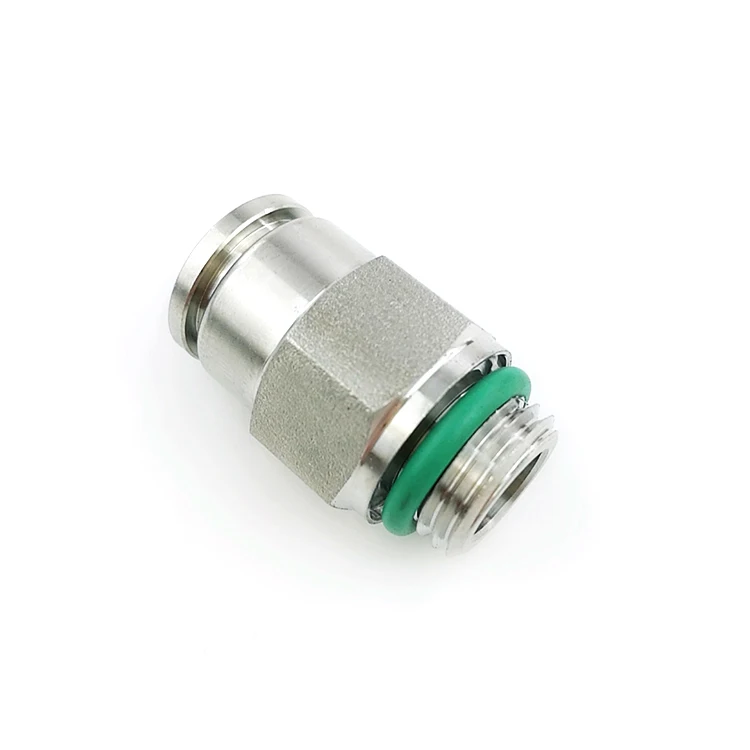 
Stainless steel one touch tube fitting male straight push in tube fitting 