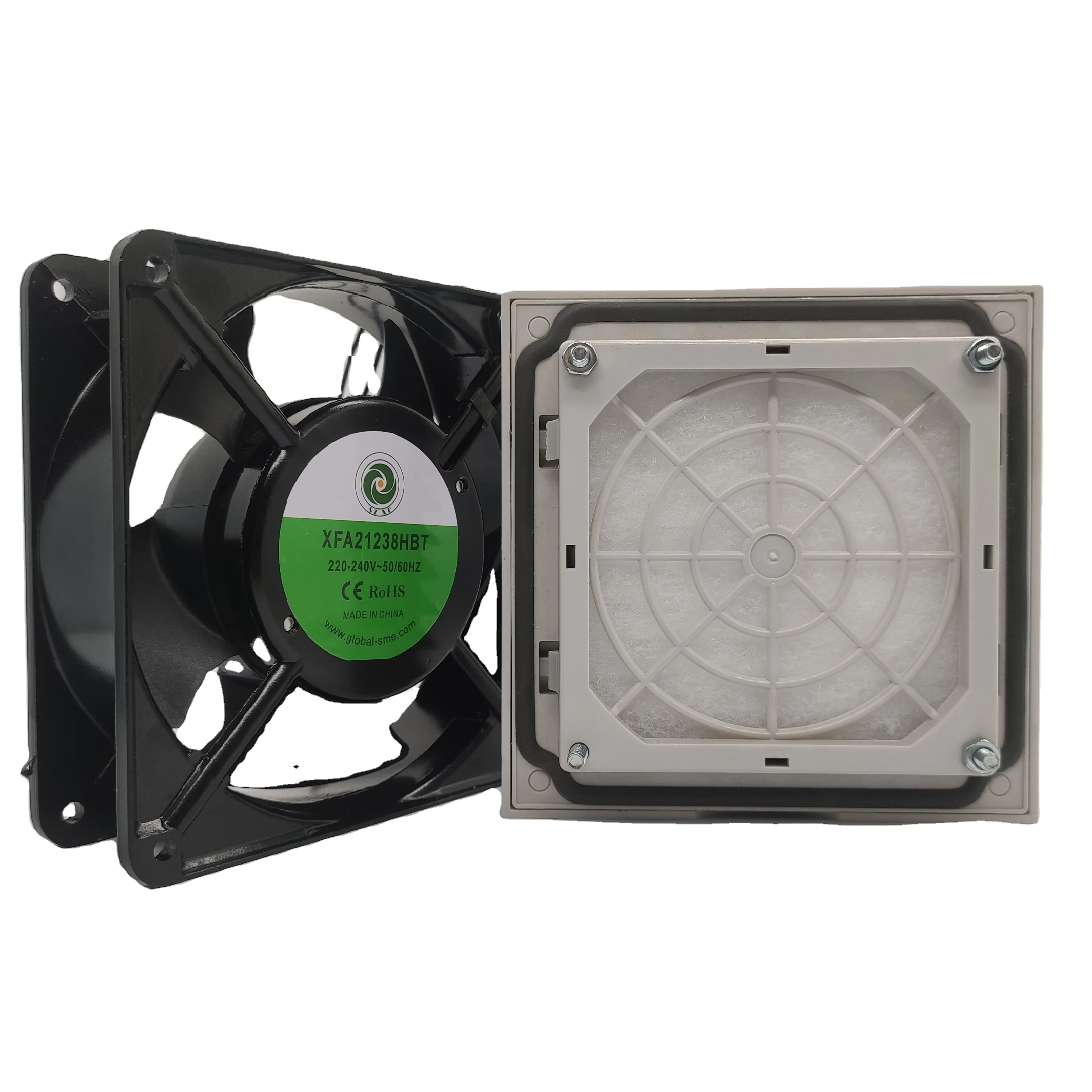 SZXF-805 254*254mm 220*220mm Cooling Fan Plastic Dustproof Filter Screen With Sealing Strip