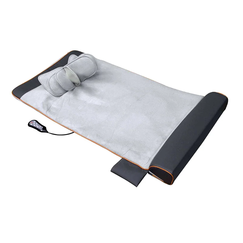Foldable Topper Full Body Electric Thermal Vibrating Shiatsu Vibration Spa Thai Nuru Massage Mat Mattress With Heat