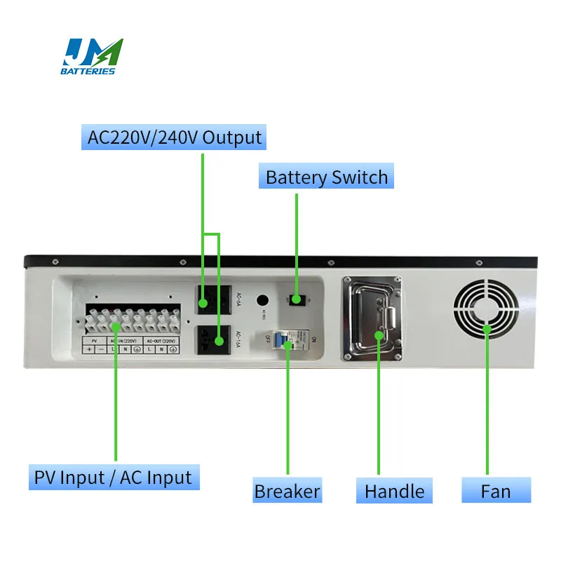 ESS All-In-One 5KW Inverter with Sodium 48V 5kWh 2.5kwh Home Solar Energy Wall-Mounted Battery Capacity CAN Port
