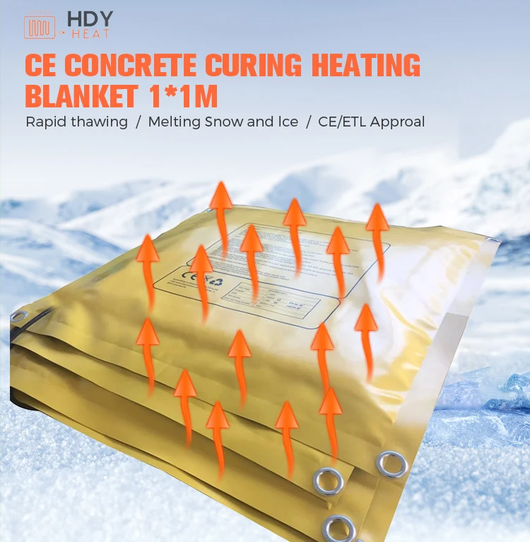 230v 1*1m Custom Flexible Heater Silicone Rubber Heater Silicone Heating Blanket
