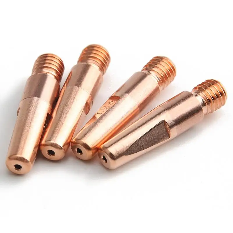 High Durability ESAB Conductive Tip Chromium Zirconium Copper 405 Welding Gun Wire Guide Tip Welding Gun Nozzle