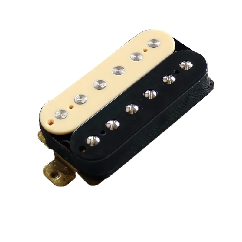 1 комплект DH52 Alnico 5 50 винтажные гитарные звукосниматели Humbucker цвета зебры с 4 проводами на выходе