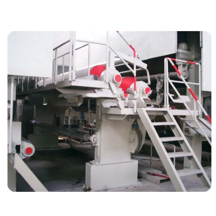 Новый дизайн 1880 мм крафт/гофрированная бумажная машина, Пшеничная солома, древесная пульпа