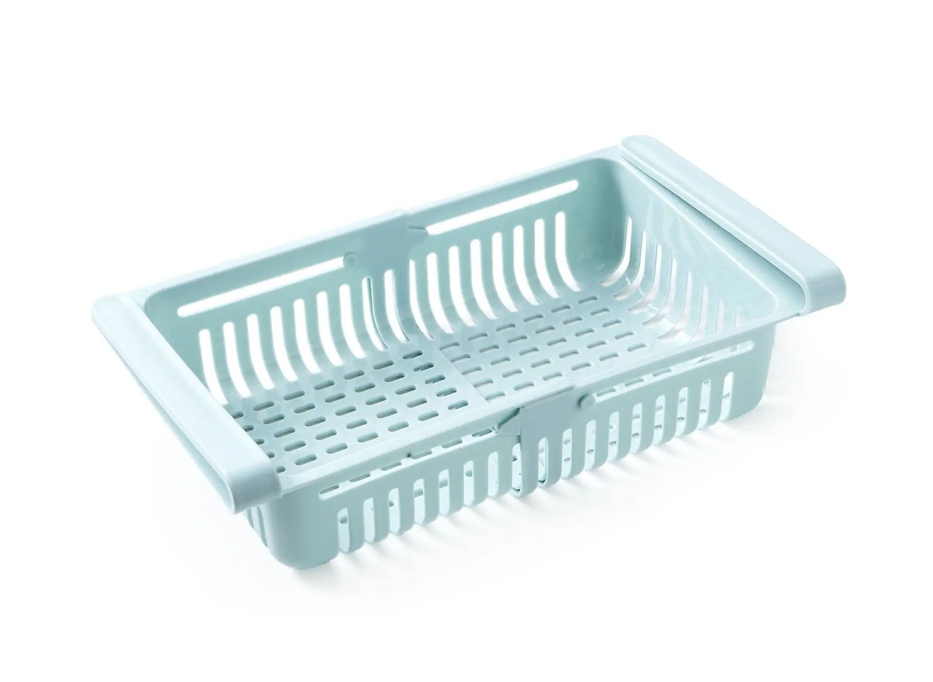 Hot Sale Kitchen Organizer Adjustable Refrigerator Storage Rack Fridge Freezer Shelf Holder Pull-Out Drawer Space