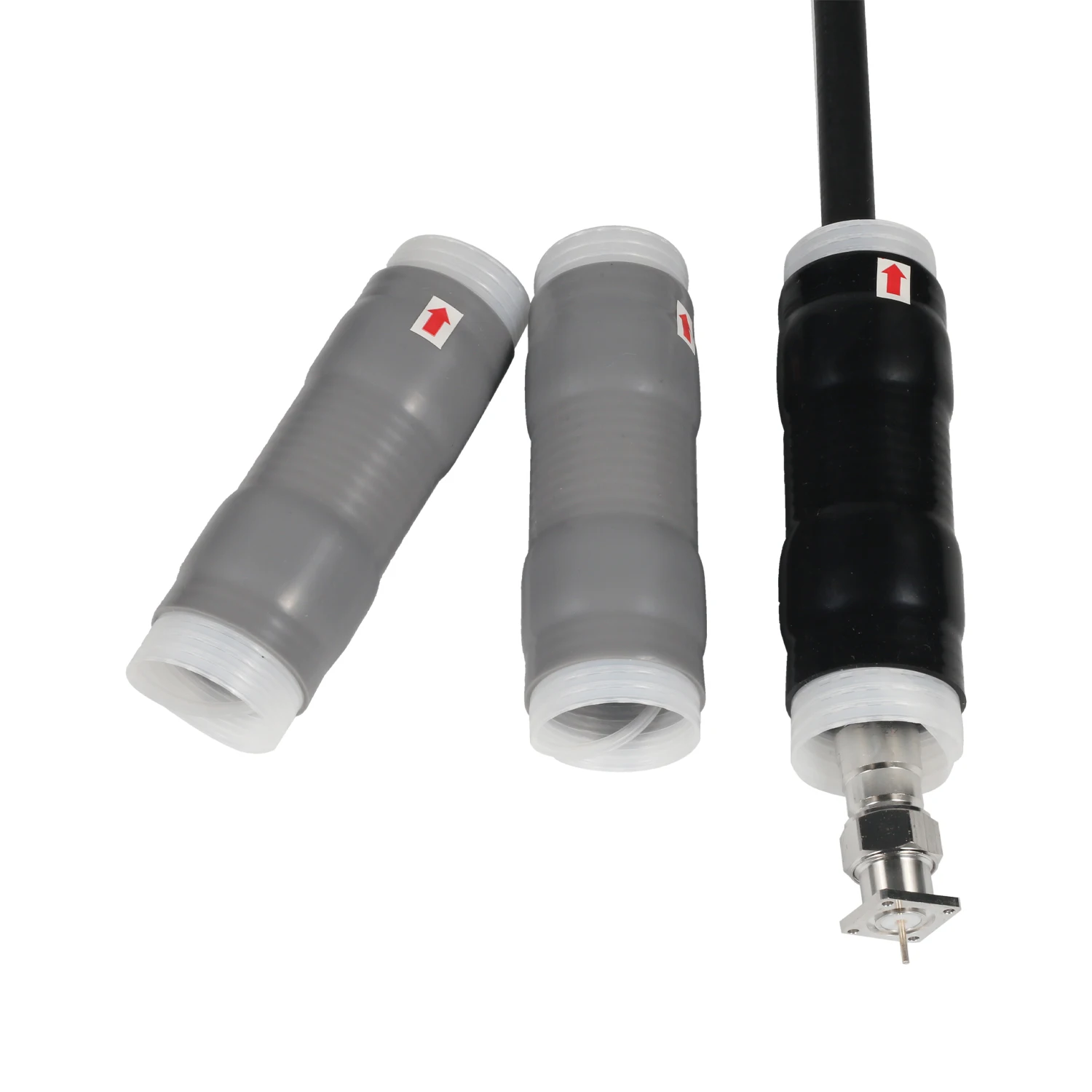 IP68 Waterproof Silicone Rubber Cold Shrink Tube with Mastic for Telecom Coaxial Cable