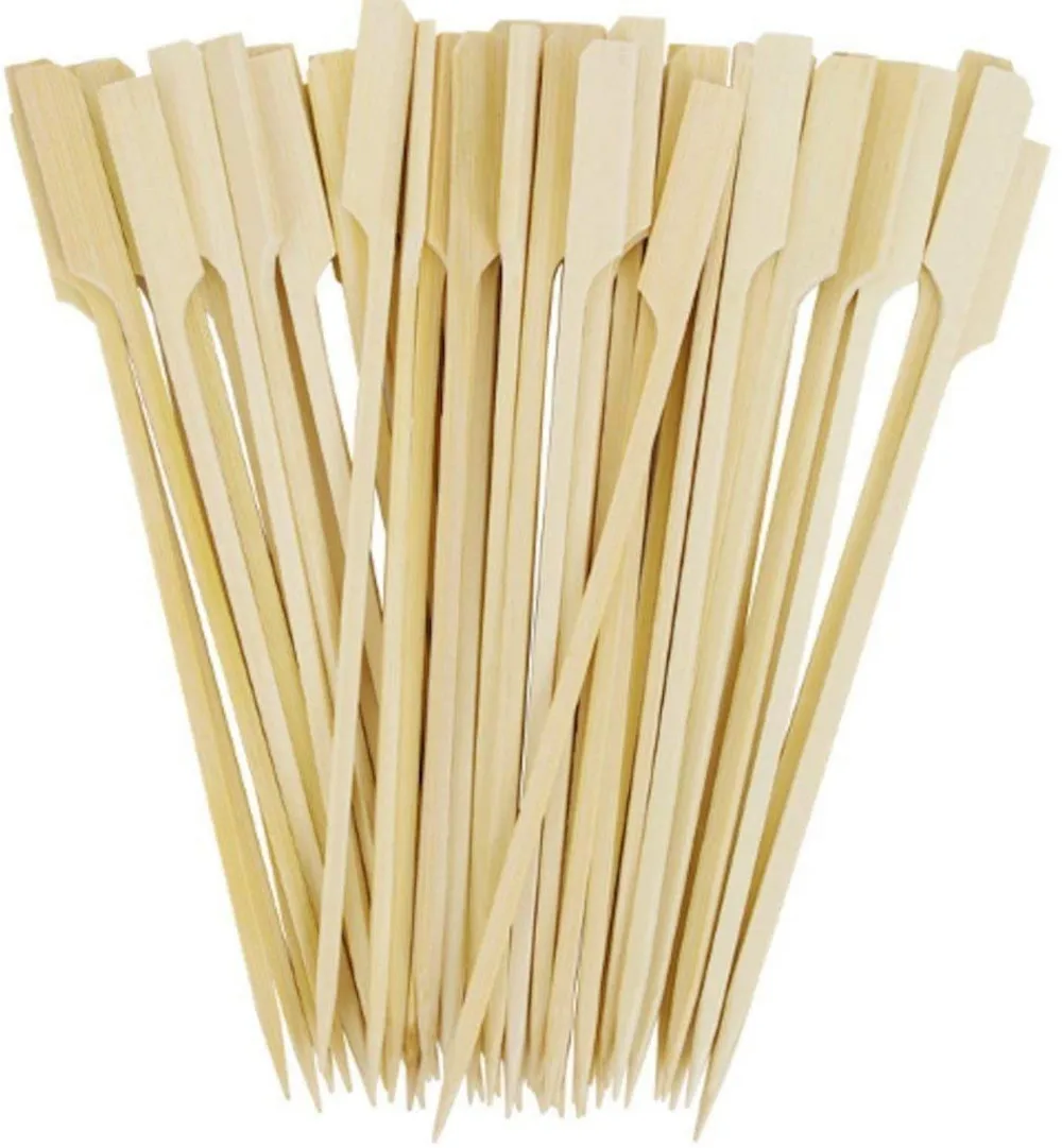 Fujian Factory Eco Friendly Multiple Sizes 2024 New Straight Bamboo Fancy Skewers
