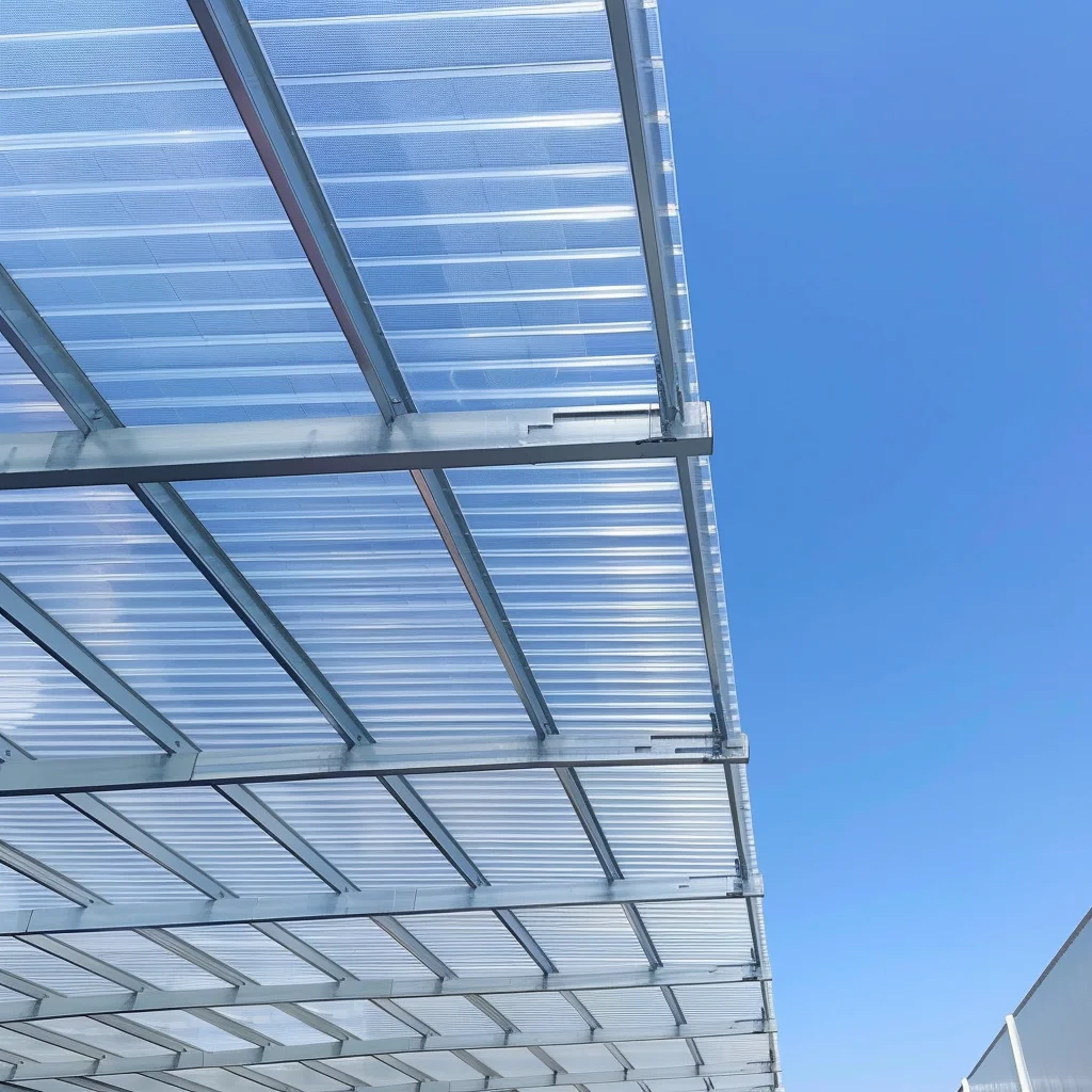 GWX 1.2mm 1.5mm Thickness UV Plastic Roofing Panels Flexible Unbreakable Corrugated Polycarbonate Sheet