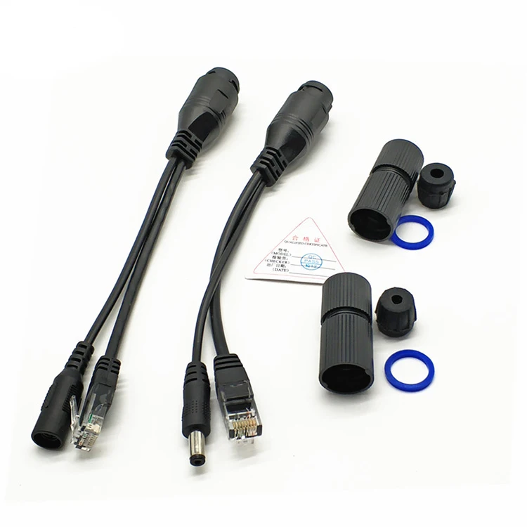 
water proof PoE splitter industrial for 48v to 12V 15watt 802.3 af converter 