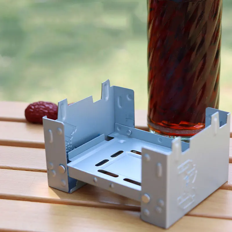 Outdoor Survival Ultralight Portable Pocket Stove for Backpacking