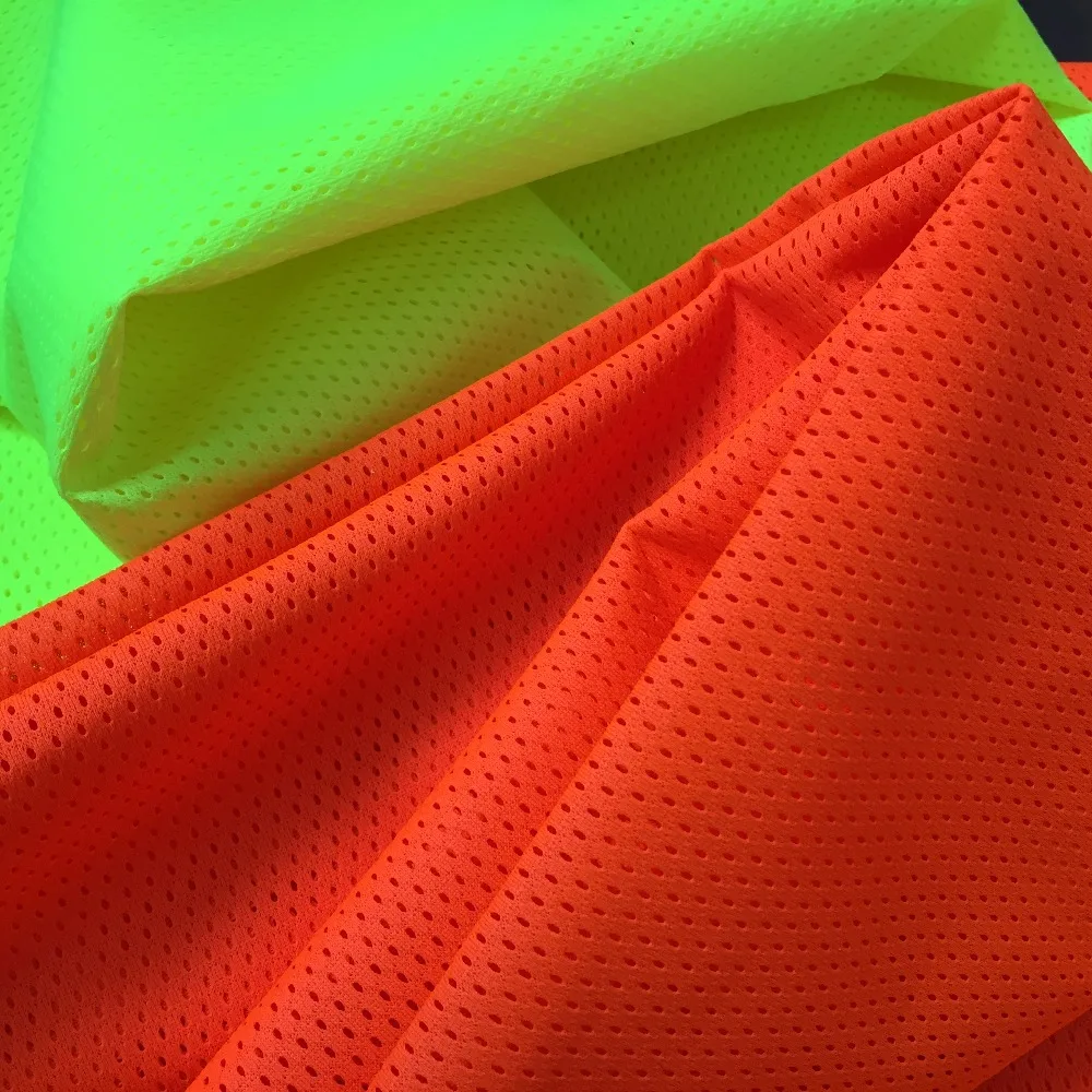 
reflective mesh fabric for safety vest cloth fabric 
