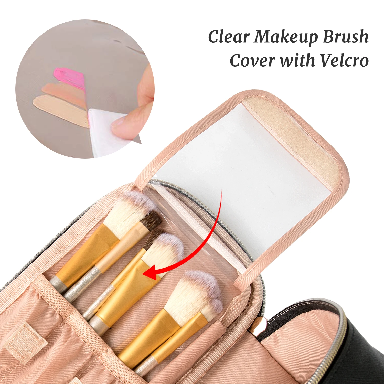 Relavel Makeup Bags Wholesale Cosmetics Bag Women Makeup Brush Organizer cosmetics Pouch Makeup Storage Bag