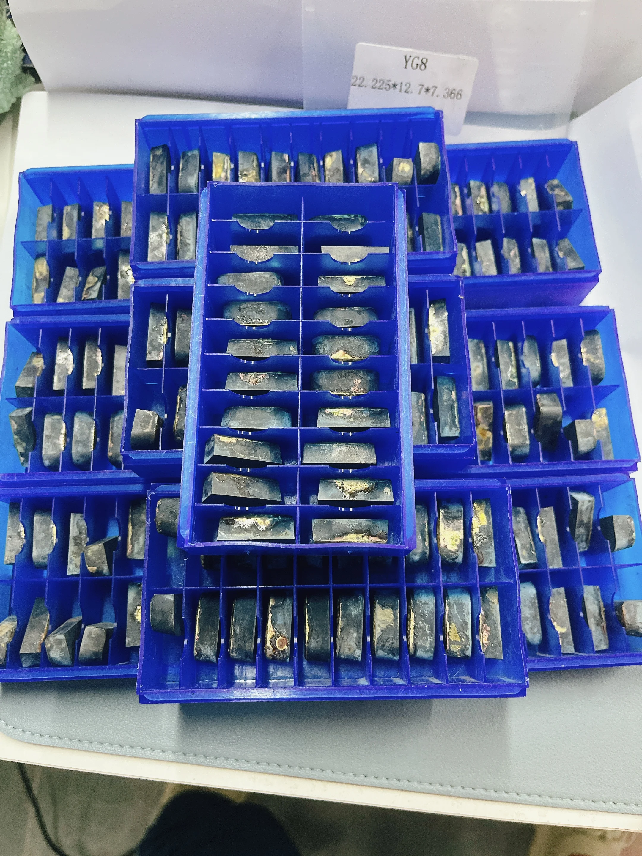 C125 C20 brazing tips tungsten carbide cutting tips carbide brazed insert cutter cemented carbide brazed tip