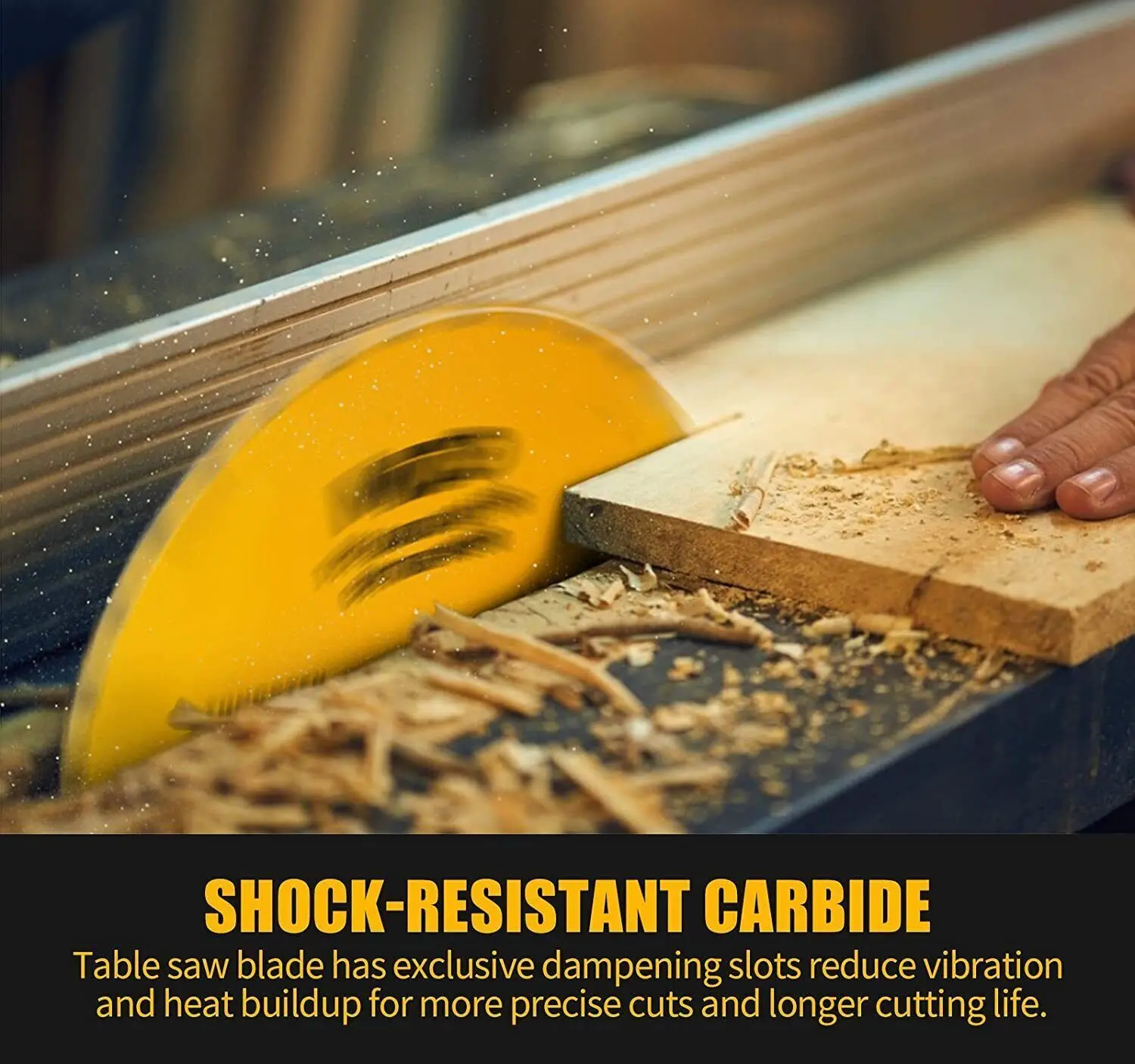 12-дюймовая 96-зубчатая твердосплавная пила высокой плотности промышленного класса для настольной пилы и торцовой