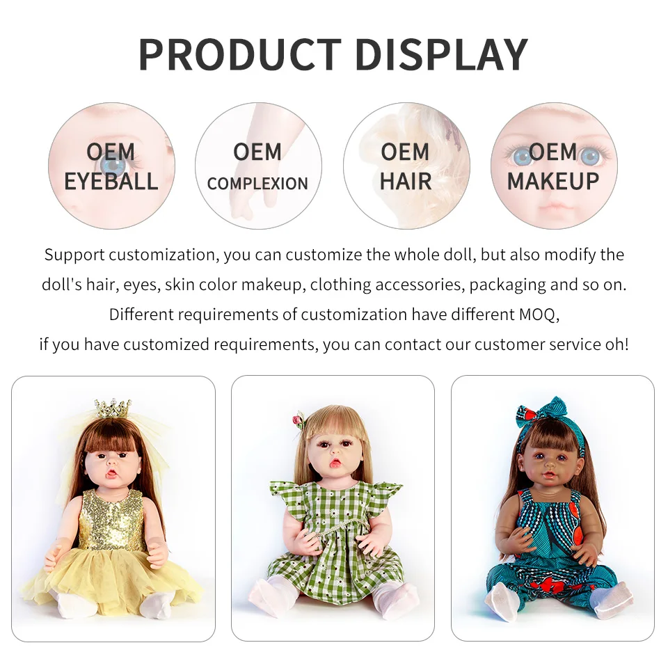 Factory New Design Realistic Reborn Doll Fashion Beautiful Outfit Baby Dolls