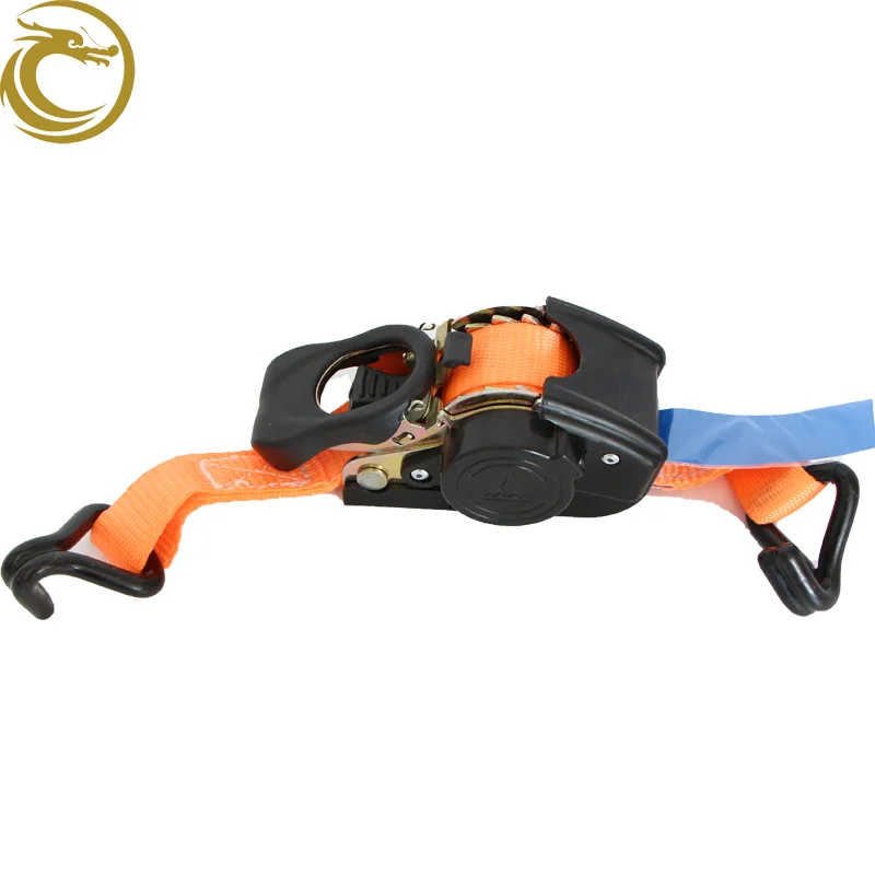 Ratchet Strap Cargo Tie Downs - Retractable 1 Inch x 6 Ft