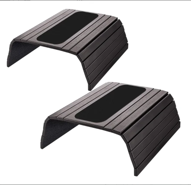 wooden tray table portable tray table Sofa Arm Rest Tray Couch arm table